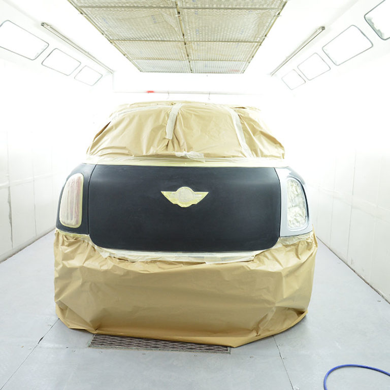 Cabina di verniciatura con essicazione ad infrarossi